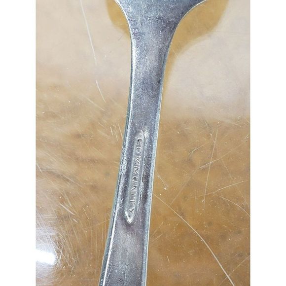 Oneida Silverplate CORONATION Youth / Dessert Fork‎ COMMUNITY - Picture 4 of 8